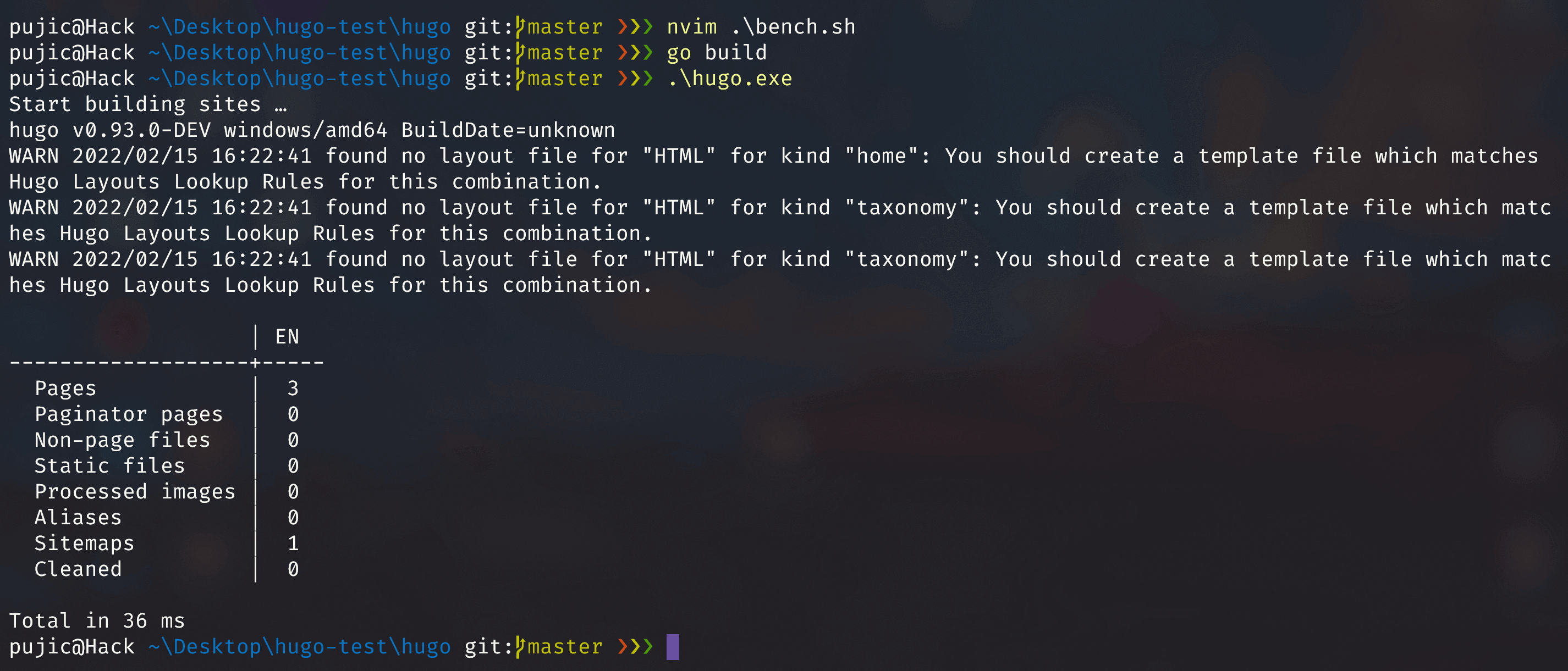 Hugo + Github Action 部署静态网站 - pmnmq