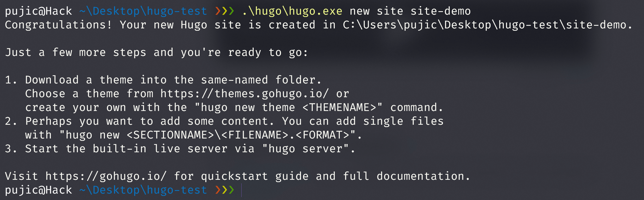 Hugo + Github Action 部署静态网站 - pmnmq