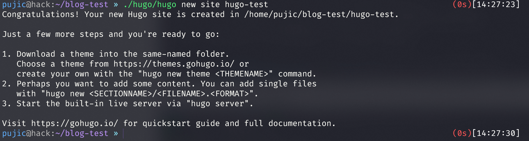 Hugo + Github Action 部署静态网站 - pmnmq